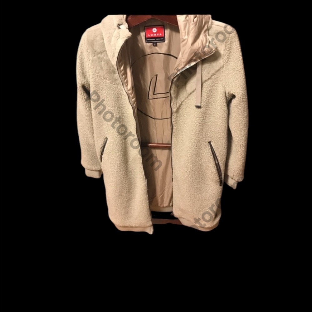 Luhta isolated fleece jacket size S oversized